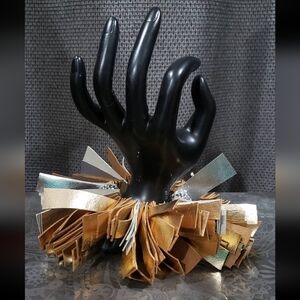 Gold and Silver Fringe Bracelet